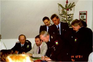 Freiwillige Feuerwehr Klosterdorf - Unterzeichnung