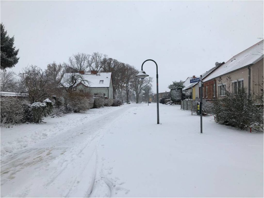 Winterimpression im Jan 2021 - Am Dorfanger